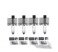 wenwendianzi For stampante 3D Lab P1S P1P X1C X1 Carbon con ugello P1S integrato in acciaio temprato(0.2 0.4 0.6 0.8)