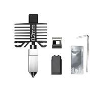 wenwendianzi For stampante 3D Lab P1S P1P X1C X1 Carbon con ugello P1S integrato in acciaio temprato(0.2mm)