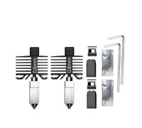 wenwendianzi For stampante 3D Lab P1S P1P X1C X1 Carbon con ugello P1S integrato in acciaio temprato(0.6 0.8)