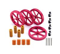 wenwendianzi Kit di livellamento del letto for stampante 3D con molle e clip migliorate for Ender 3/V2/Pro/Ender 3 S1/Pro/Plus/Ender 3 Neo/Max Neo(Red Level Knob Kit)