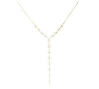 wenwendianzi Orecchini pendenti con bracciale regolabile con collana e petali di farfalla in oro