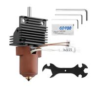 wenwendianzi Parti for stampante 3D for K1C K1 Max Kit hotend Kit blocco riscaldante in ceramica 0,4 0,6 0,8 mm(Package 1)