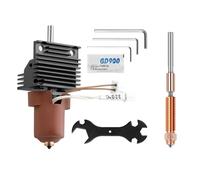 wenwendianzi Parti for stampante 3D for K1C K1 Max Kit hotend Kit blocco riscaldante in ceramica 0,4 0,6 0,8 mm(Package 2)