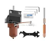 wenwendianzi Parti for stampante 3D for K1C K1 Max Kit hotend Kit blocco riscaldante in ceramica 0,4 0,6 0,8 mm(Package 4)