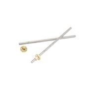 wenwendianzi Vite di comando T8*8 365mm Ender 3 Barra filettata Dadi in ottone da 8mm for Ender-3 Ender3 V2/ Ender 3 V2 Neo/ Ender3,Pro/Ender 3 Neo/Voxelab(2PCS)