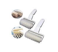 Wenxiaw Rullo Tagliapasta Rotella Pasta Fresca Griglia Crostata Rotella per Crostata Rullo per Losanghe per Torta Rullo Losanghe Pizza Biscotti Strumento della Cottura della Cucina, 2 Taglie