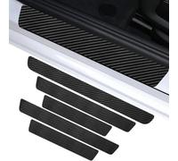 WENYANDP Auto Protezioni battitacco per Jeep Avenger 2023-2025, Auto Esterno Piastra Batticalcagno Protezione Porta Soglia Sticker Car Accessori