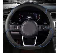 WENYANDP Coprivolante Auto per Dacia Duster Ⅱ SUV 2018-2024,Pelle Copri Volante Antiscivolo Traspirante Durevole, Universale Protezione Custodia Volante Auto,D-A