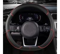 WENYANDP Coprivolante Auto per Dacia Duster Ⅱ SUV 2018-2024,Pelle Copri Volante Antiscivolo Traspirante Durevole, Universale Protezione Custodia Volante Auto,D-C