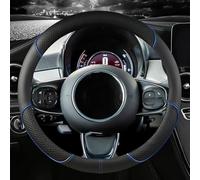 WENYANDP Coprivolante Auto per Ford Transit/Tourneo Custom 2023-2025,Pelle Copri Volante Antiscivolo Traspirante Durevole, Universale Protezione Custodia Volante Auto, O-C