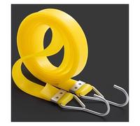 WENYAZIGUO Cinturini Elastici di Gomma Pesanti, Cinghia Elastica in Gomma for Bicicletta e Moto con Ganci, Nera/Gialla/Blu(Yellow 5m-1pack)