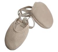 WENYAZIGUO con Le Punte dei Piedi Che girano Le Scarpe lirich Scarpe da Ballo con Mezza Suola Color Cachi for Ginnastica Artistica, Punta Ritmica, Ragazze e Donne, Taglia 35-46 EU(43 EU)