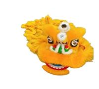 WENYAZIGUO Costume per la danza del leone, Costume da danza del leone da 9 pollici multicolore for adulti Festa di sport all'aria aperta for Capodanno cinese(Yellow)
