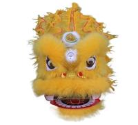 WENYAZIGUO Costume per la danza del leone, Costume da testa di danza del leone da 8 pollici multicolore(G)