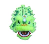 WENYAZIGUO Costume per la danza del leone, Costume da testa di danza del leone da 8 pollici multicolore(J)