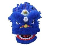 WENYAZIGUO Costume per la danza del leone, Costume da testa di danza del leone da 8 pollici multicolore(H)