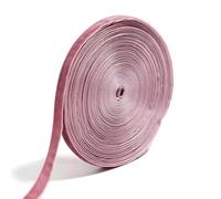WENYAZIGUO Il Nastro di Velluto, Nastri di Velluto floccati Multicolori da 10 Iarde, Larghezza 1-1,5 cm, for Fai da Te Fatti a Mano(Pink Purple,Width 1.5cm)