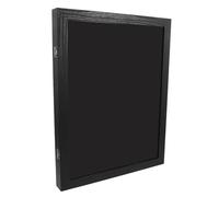 WENYAZIGUO para diversos tipos de Camisetas, Como Camisetas d Cornice for Esposizione Maglia da Calcio in Legno Nera 36x28x3,7 cm