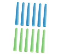 WENYAZIGUO Tubi in Schiuma Antiurto, Guaine in Schiuma for Trampolino Multicolor 40cm Confezione da 12 Pz(Blue+Green)
