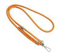 WENYOG Cordino per Cellulare Cordino con doppia fibbia in argento regolabile da polso e mano, tracolla, cordino for appendere cellulare, portachiavi(Orange)