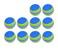 WENYOG Palline da golf 10x Palline in schiuma for allenamento swing da golf in spugna arcobaleno for pratica indoor Accessorio for l'allenamento della palla morbida e flessibile(Blue-10pcs)