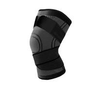 WENYOG Tutore Ginocchio 1 paio di ginocchiere a compressione for supporto sportivo, sicurezza, pallavolo, palestra, tutore(GRAY,M)