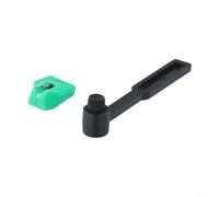 wenyouya AT-VMN95E - Pennino di ricambio compatibile per Audio-Technica serie VM95, punta ellittica diamantata, in ABS e alluminio, con spazzola per la pulizia inclusa