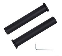 Wenyouya Confezione da 2 manicotti adattatori per bilanciere, convertitore standard da 2,5 cm a 5,1 cm, funzione di bloccaggio con bullone esagonale, robusto materiale plastico PP, accessorio da