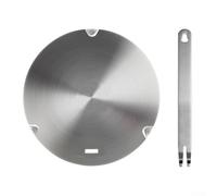 wenyouya Diffusore magnetico della piastra di calore del fornello di induzione dell'acciaio inossidabile per la cottura uniforme (A)