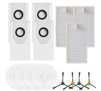 Wenyouya Kit di ricambio per aspirapolvere robot Eureka J12 Ultra, include cuscinetti per mocio, filtri, sacchetti per la polvere, spazzole laterali