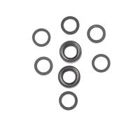 wenyouya Manopola per maniglia da pesca per mulinello DAIWA Spinner Reel Ruota a goccia d'acqua con cuscinetto completo, guarnizione e coperchio per pillole (parti in metallo)