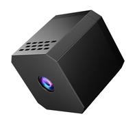 wenyouya Mini telecamera di sicurezza WiFi per visione notturna, supporto magnetico wireless, rilevazione del movimento, avvisi in tempo reale per uso interno ed esterno (F1)