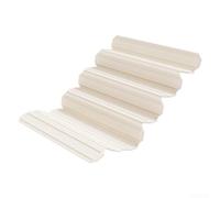 wenyouya Tappetino scolapiatti extra large in silicone, 40 x 60 cm, antiscivolo, multiuso, lavabile in lavastoviglie, ad asciugatura rapida, design a cresta (metri bianco)