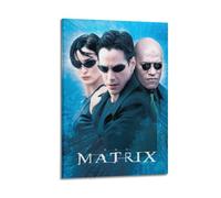 WEOFURBL 4 poster decorativi da parete del film Matrix, stampa artistica su tela, poster decorativo moderno, per camera da letto, 40 x 60 cm