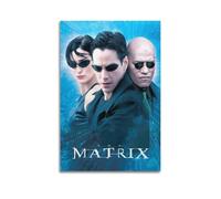 WEOFURBL 4 poster decorativi da parete del film Matrix, stampa artistica su tela, poster decorativo moderno, per camera da letto, 40 x 60 cm