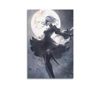 WEOFURBL Nier Automata - Poster decorativo da parete su tela, stampa moderna, per camera da letto, 30 x 45 cm