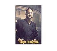 WEOFURBL Poster decorativo da parete con attore Tom Hanks, stampa artistica moderna su tela, poster decorativo per camera da letto, 50 x 75 cm