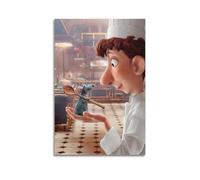 WEOFURBL Poster decorativo da parete su tela, motivo: film e storie alimentari, stampa moderna su tela, poster decorativo per camera da letto, 50 x 75 cm