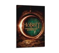 WEOFURBL Poster decorativo da parete su tela, motivo: The Hobbit 1 Unexpected Journey, poster decorativo per camera da letto, per camera da letto, 60 x 90 cm