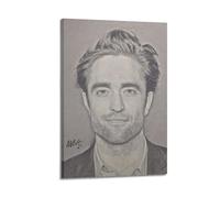 WEOFURBL Poster di Robert Pattinson 2, poster decorativo da parete su tela, stampa artistica moderna, per camera da letto, 40 x 60 cm