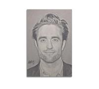 WEOFURBL Poster di Robert Pattinson, 2, poster decorativo da parete su tela, stampa artistica moderna, per camera da letto, per camera da letto (50 x 75 cm)