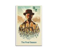 WEOFURBL Poster per la serie TV di Breaking Bad, stampa artistica su tela, poster decorativo moderno, per camera da letto, 60 x 90 cm