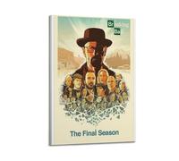 WEOFURBL Poster per la serie TV di Breaking Bad, stampa artistica su tela, poster decorativo moderno, per camera da letto, per camera da letto, 50 x 75 cm