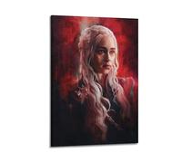 WEOFURBL Poster per la serie TV Il Trono di Spade, poster decorativo da parete su tela, stampa artistica moderna, poster decorativo per camera da letto, per camera da letto (40 x 60 cm)