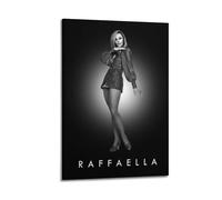 WEOFURBL Raffaella Carra - Poster decorativo da parete su tela, stampa moderna, per camera da letto, 20 x 30 cm
