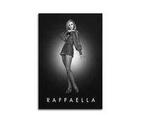 WEOFURBL Raffaella Carra - Poster decorativo da parete su tela, stampa moderna, per camera da letto, 20 x 30 cm