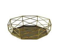 WEOKDFHA Alzata Per Torta Vassoi a forma geometrica Attrezzi for cupcake vintage oro/argento for dessert Scava fuori la decorazione della tavola Alzate for torte(Vintage Gold)