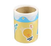 WEOKDFHA Bordino per carta da parati 1 Rotolo Bordo Lavagna Adesivo Bollettino Bordo Trim Classroom Wall Art Decorazione Bordo Autoadesivo 5M(Yellow)