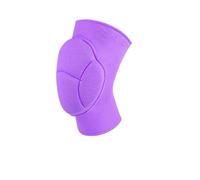 WEOKDFHA Ginocchiere Sportive 1 Piece of Sports Compression Elastic Knee Pads Thickened Sponge Knee Pads Support for Dance Training Running Yoga Fitness(Purple,L)
