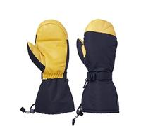 WEOKDFHA Guanti Da Sci Guanti invernali lunghi da sci Isolati for lavori sulla neve riscaldati termici for uomo e donna Per Sciare(Yellow-Style 2,L)
